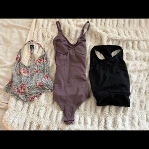 Women’s tank top 3 set, stylish summer different essential tank tops